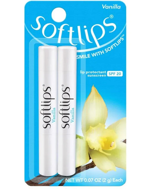 Softlips Vanilla with SPF20 Twinpack