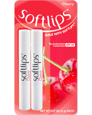 Softlips Cherry SPF20 Twinpack