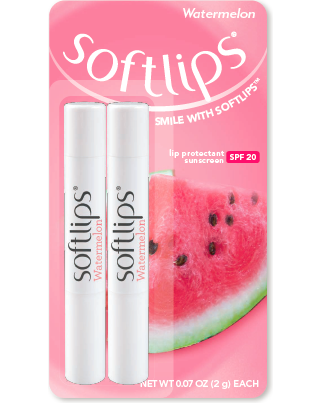 Softlips Watermelon SPF20 Twinpack