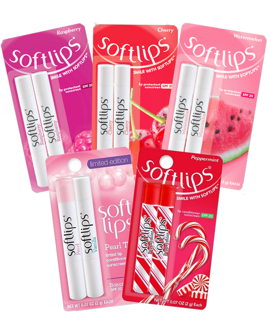 Softlips 6-Flavor Variety Pack SPF